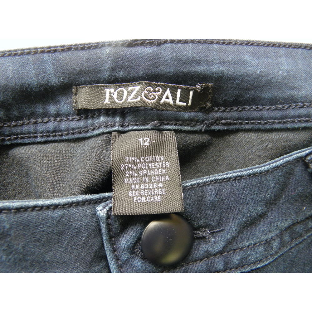 Roz & Ali Jeans, Navy Blue, Sz 12 - Picture 4 of 6